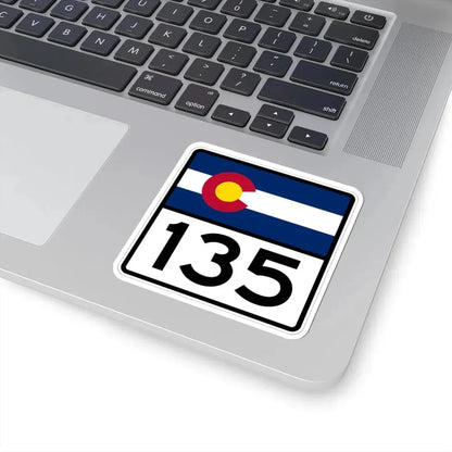Colorado 135 (Colorado) (Road Sign) STICKER Vinyl Kiss-Cut Decal - The Sticker Space