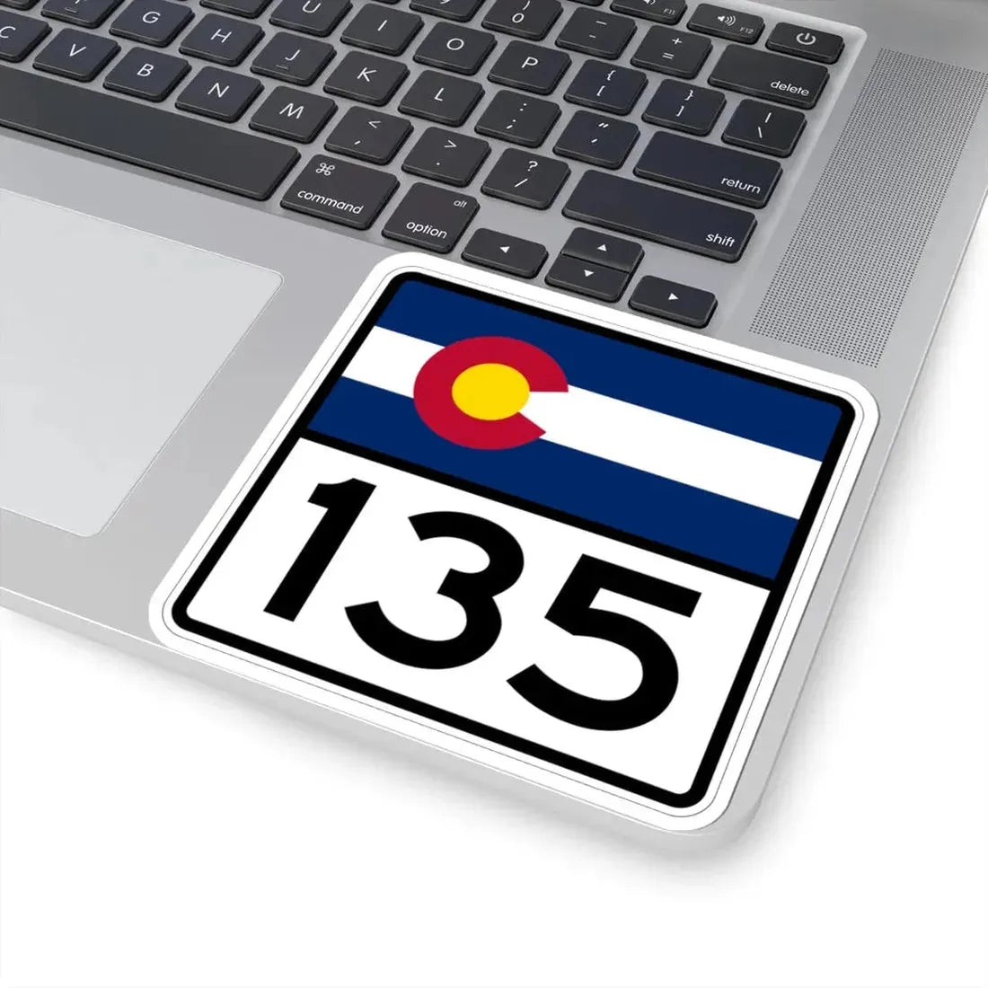 Colorado 135 (Colorado) (Road Sign) STICKER Vinyl Kiss-Cut Decal - The Sticker Space