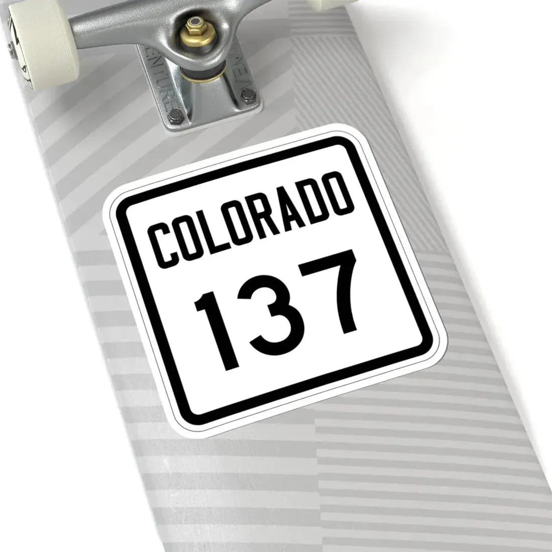 Colorado 137 1946 (Colorado) (Road Sign) STICKER Vinyl Kiss-Cut Decal - The Sticker Space