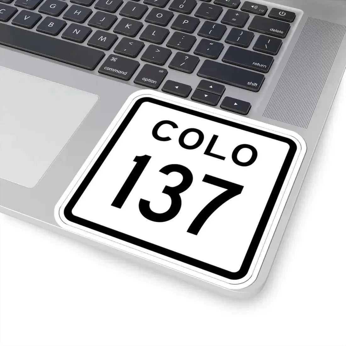 Colorado 137 1952 (Colorado) (Road Sign) STICKER Vinyl Kiss-Cut Decal - The Sticker Space