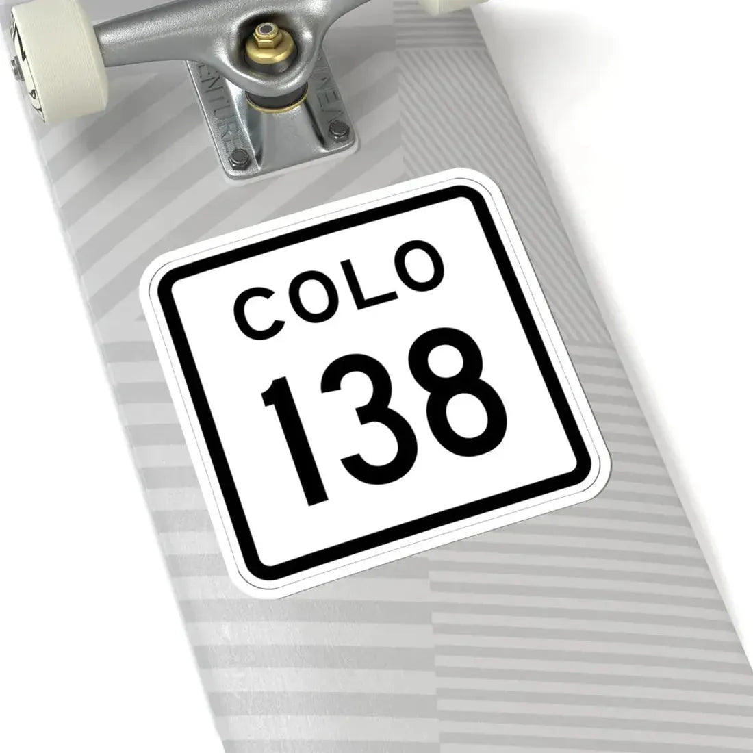 Colorado 138 1952 (Colorado) (Road Sign) STICKER Vinyl Kiss-Cut Decal - The Sticker Space