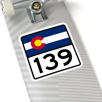 Colorado 139 (Colorado) (Road Sign) STICKER Vinyl Kiss-Cut Decal - The Sticker Space