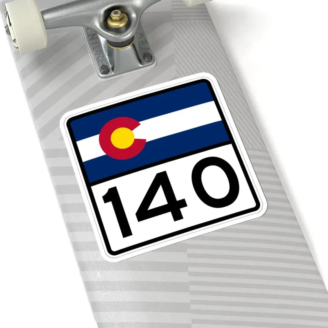 Colorado 140 (Colorado) (Road Sign) STICKER Vinyl Kiss-Cut Decal - The Sticker Space