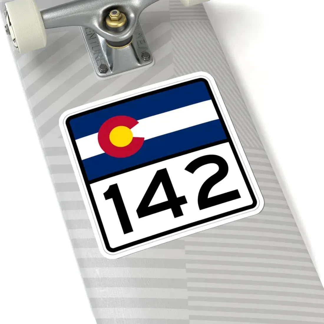 Colorado 142 (Colorado) (Road Sign) STICKER Vinyl Kiss-Cut Decal - The Sticker Space