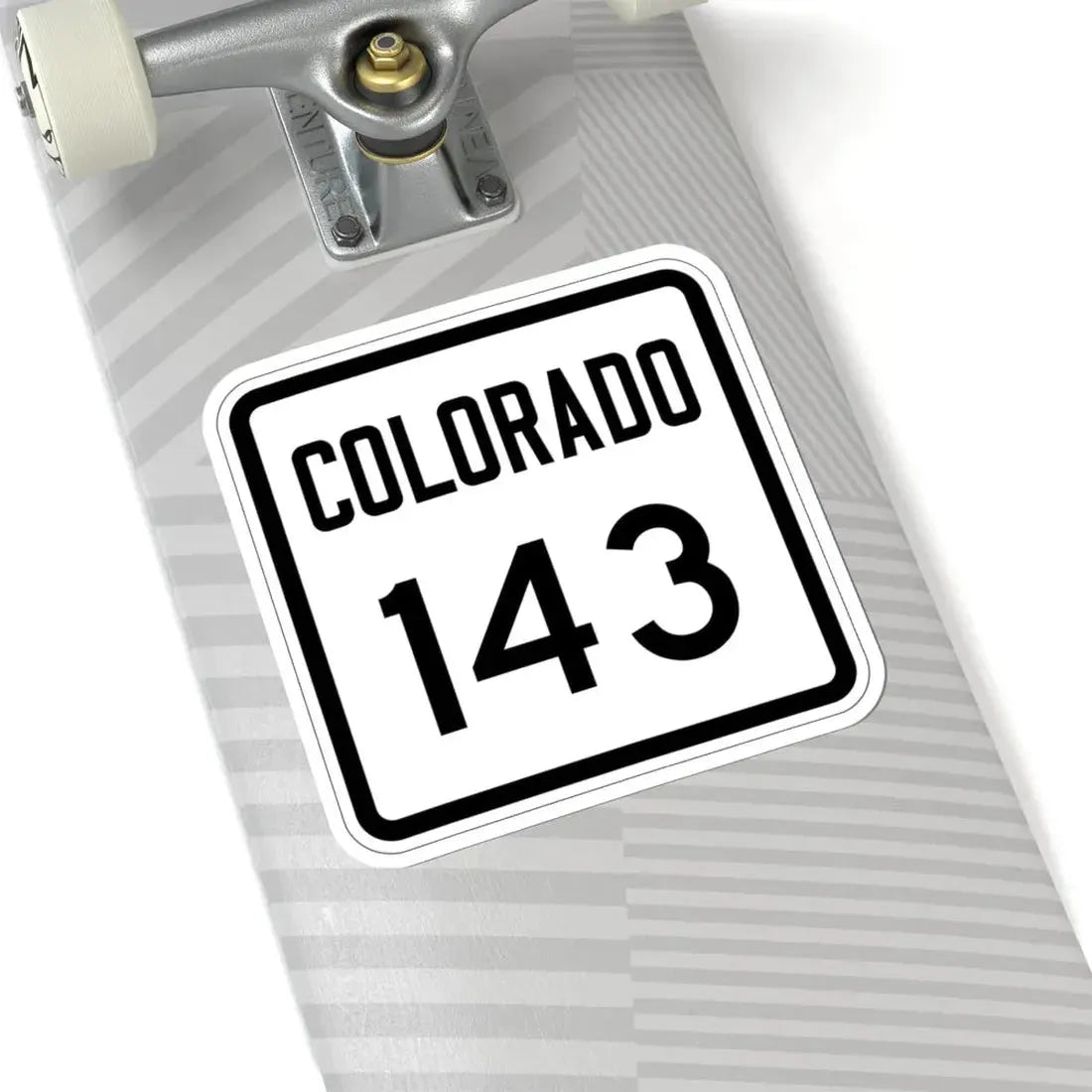 Colorado 143 1946 (Colorado) (Road Sign) STICKER Vinyl Kiss-Cut Decal - The Sticker Space