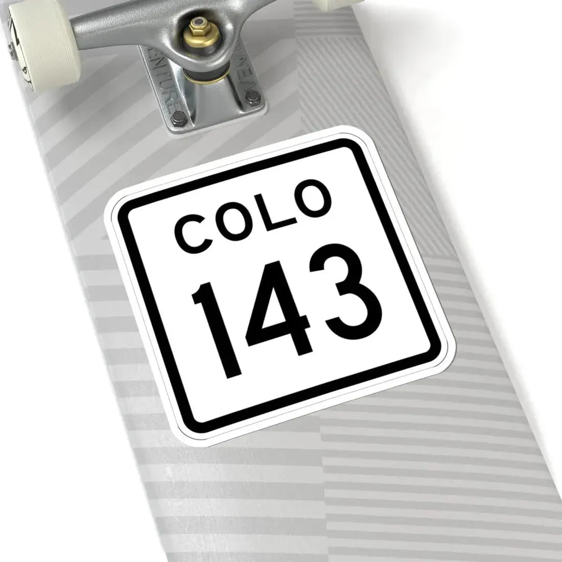 Colorado 143 1952 (Colorado) (Road Sign) STICKER Vinyl Kiss-Cut Decal - The Sticker Space