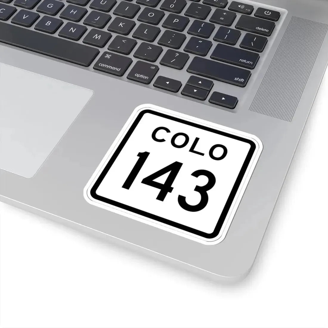 Colorado 143 1952 (Colorado) (Road Sign) STICKER Vinyl Kiss-Cut Decal - The Sticker Space