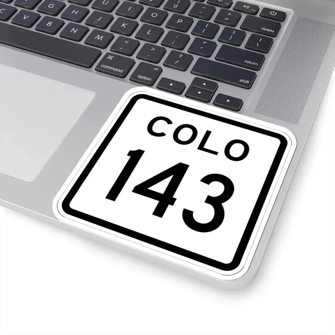 Colorado 143 1952 (Colorado) (Road Sign) STICKER Vinyl Kiss-Cut Decal - The Sticker Space