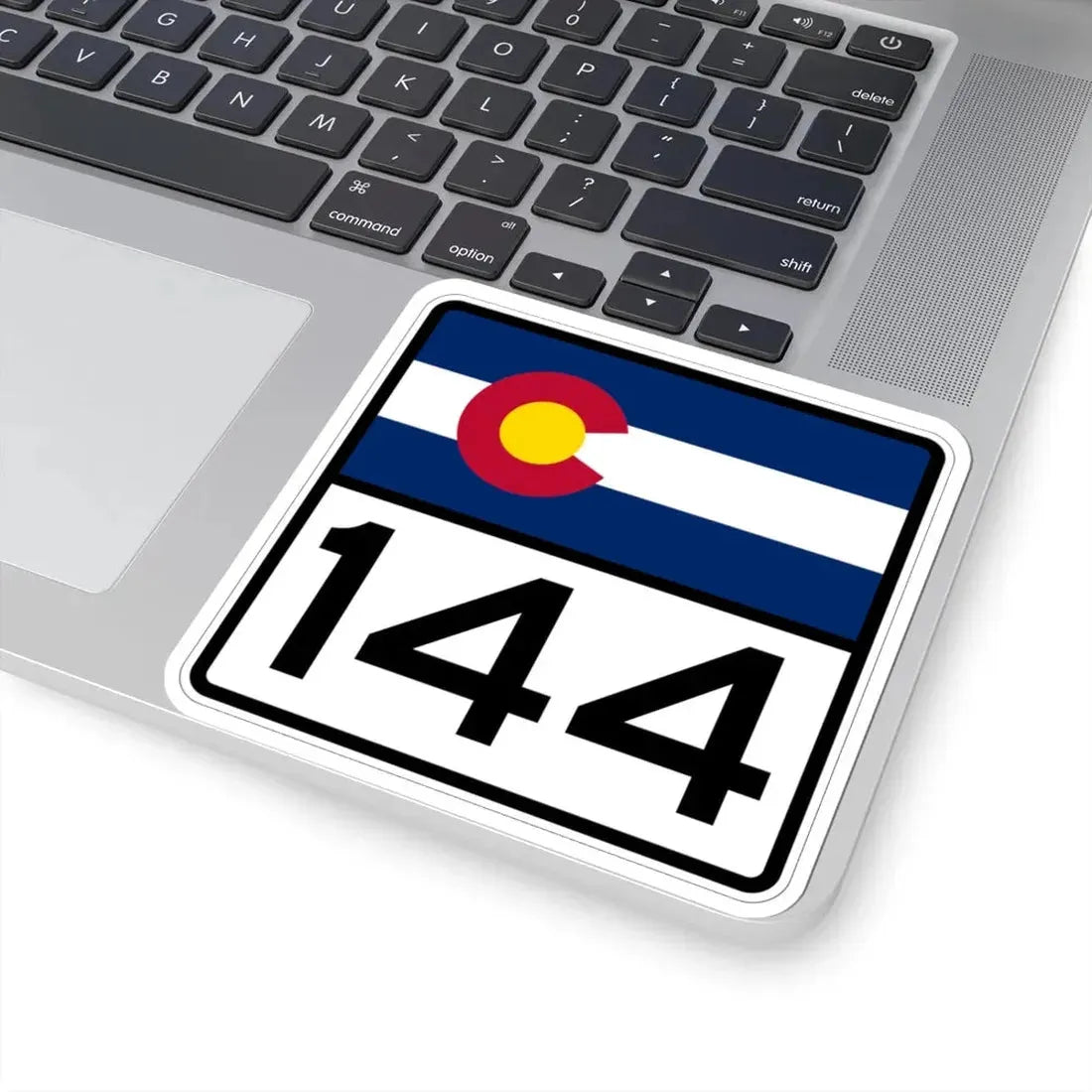 Colorado 144 (Colorado) (Road Sign) STICKER Vinyl Kiss-Cut Decal - The Sticker Space