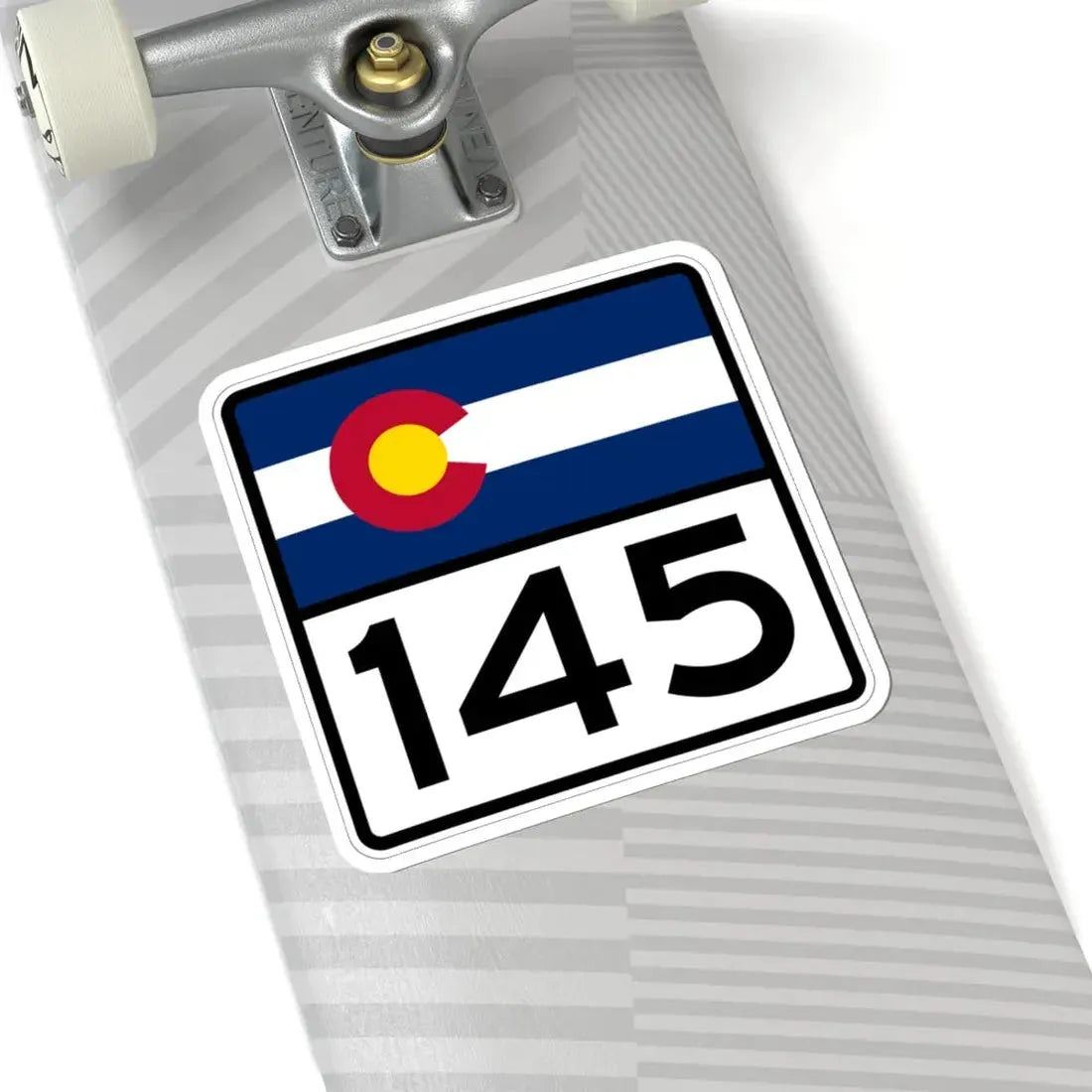 Colorado 145 (Colorado) (Road Sign) STICKER Vinyl Kiss-Cut Decal - The Sticker Space