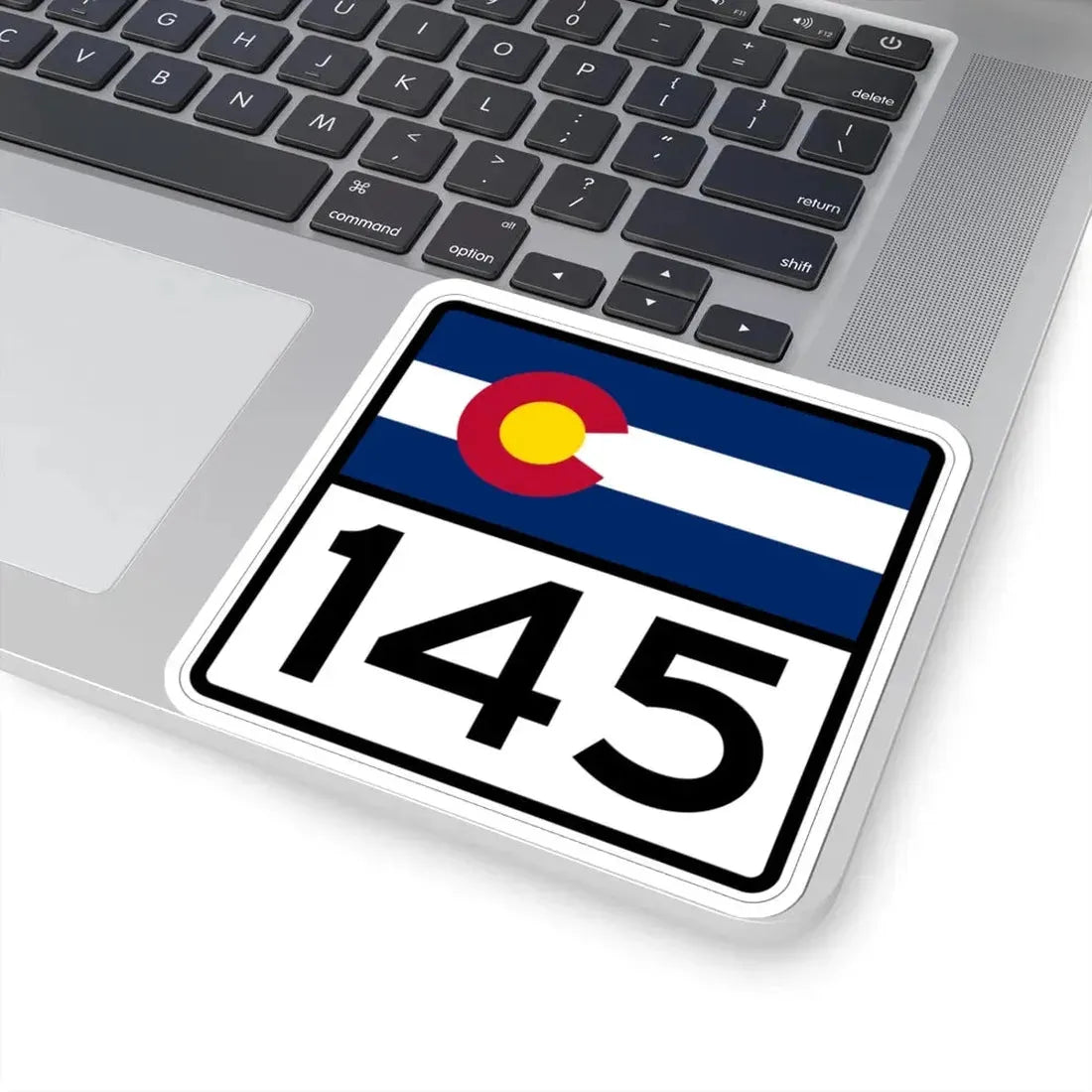 Colorado 145 (Colorado) (Road Sign) STICKER Vinyl Kiss-Cut Decal - The Sticker Space