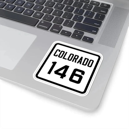 Colorado 146 1926 (Colorado) (Road Sign) STICKER Vinyl Kiss-Cut Decal - The Sticker Space