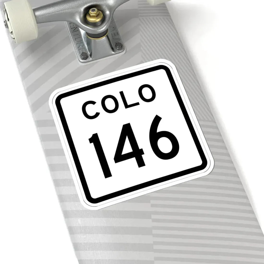 Colorado 146 1952 (Colorado) (Road Sign) STICKER Vinyl Kiss-Cut Decal - The Sticker Space
