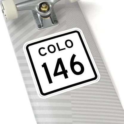Colorado 146 1952 (Colorado) (Road Sign) STICKER Vinyl Kiss-Cut Decal - The Sticker Space