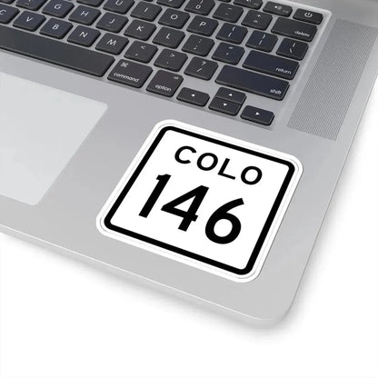 Colorado 146 1952 (Colorado) (Road Sign) STICKER Vinyl Kiss-Cut Decal - The Sticker Space