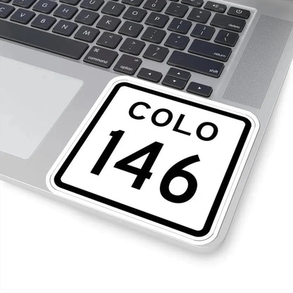 Colorado 146 1952 (Colorado) (Road Sign) STICKER Vinyl Kiss-Cut Decal - The Sticker Space