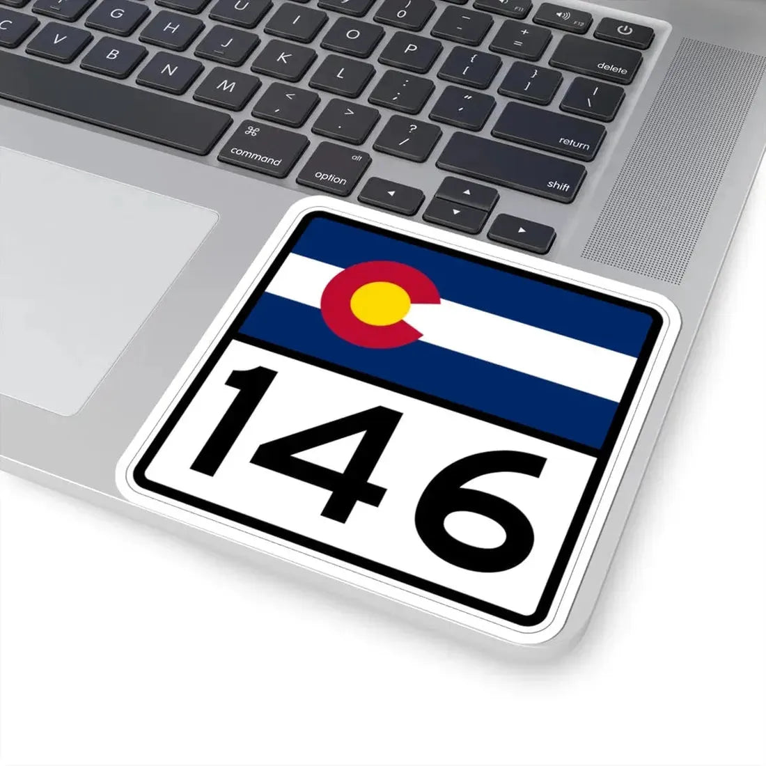Colorado 146 (Colorado) (Road Sign) STICKER Vinyl Kiss-Cut Decal - The Sticker Space