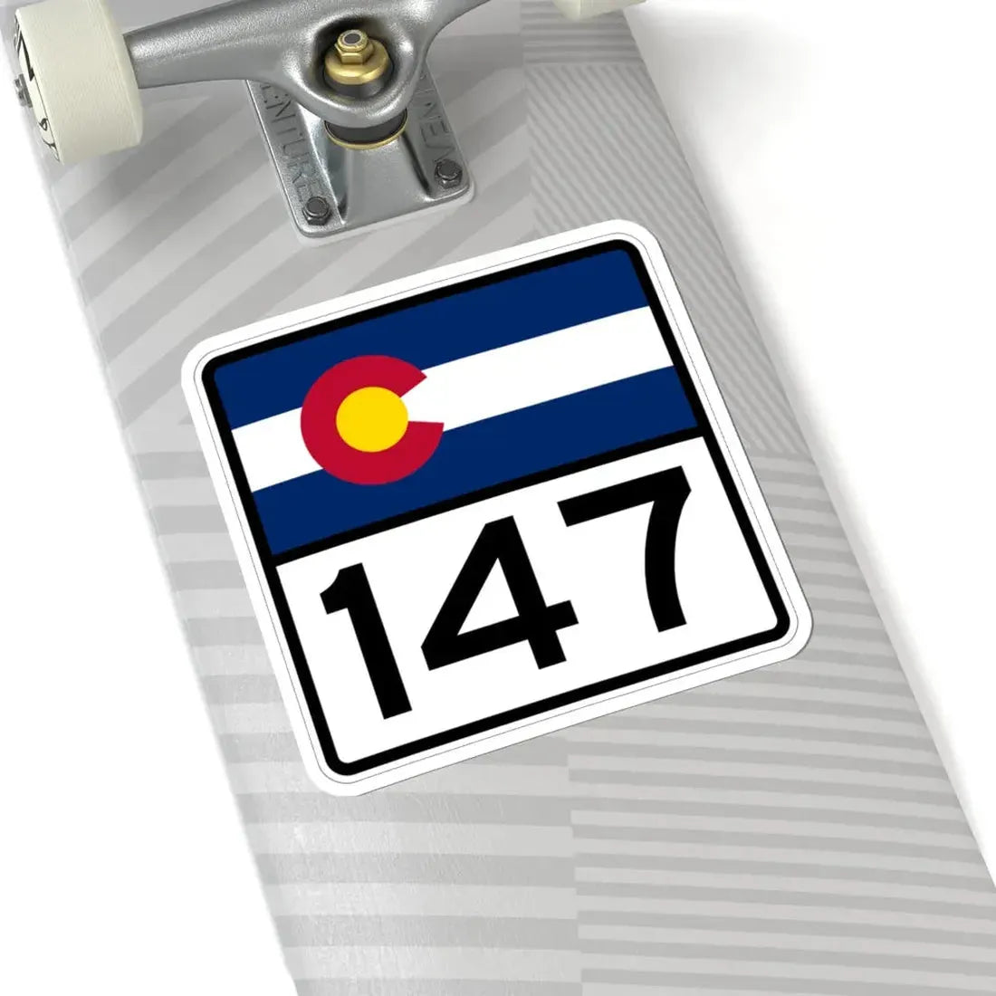 Colorado 147 (Colorado) (Road Sign) STICKER Vinyl Kiss-Cut Decal - The Sticker Space