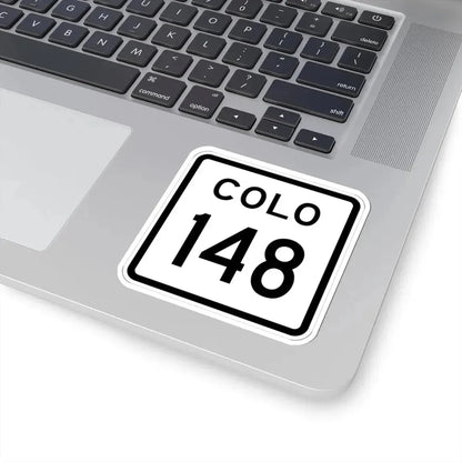 Colorado 148 1952 (Colorado) (Road Sign) STICKER Vinyl Kiss-Cut Decal - The Sticker Space