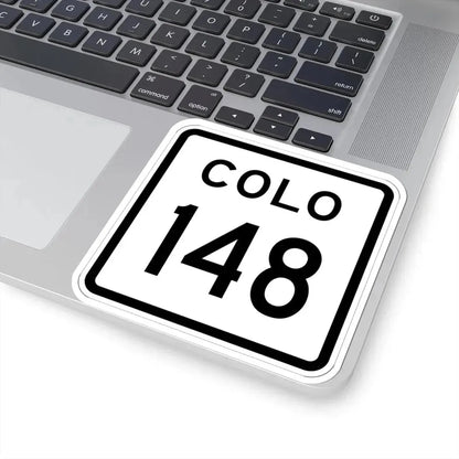 Colorado 148 1952 (Colorado) (Road Sign) STICKER Vinyl Kiss-Cut Decal - The Sticker Space