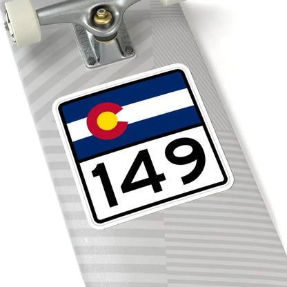 Colorado 149 (Colorado) (Road Sign) STICKER Vinyl Kiss-Cut Decal - The Sticker Space