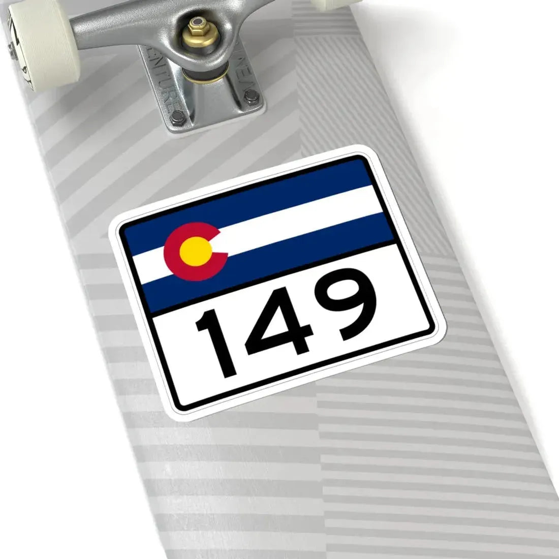 Colorado 149 wide (Colorado) (Road Sign) STICKER Vinyl Kiss-Cut Decal - The Sticker Space