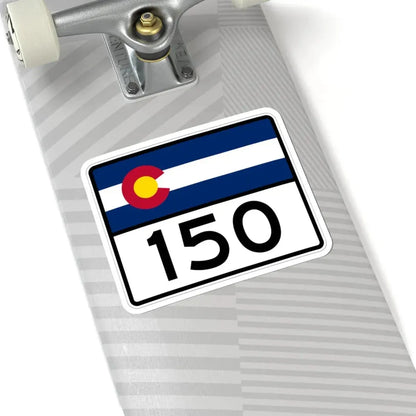 Colorado 150 wide (Colorado) (Road Sign) STICKER Vinyl Kiss-Cut Decal - The Sticker Space
