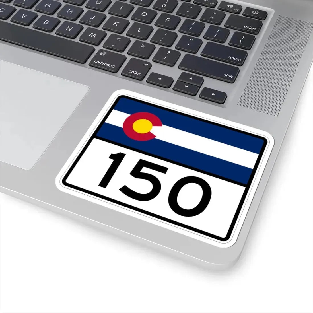 Colorado 150 wide (Colorado) (Road Sign) STICKER Vinyl Kiss-Cut Decal - The Sticker Space