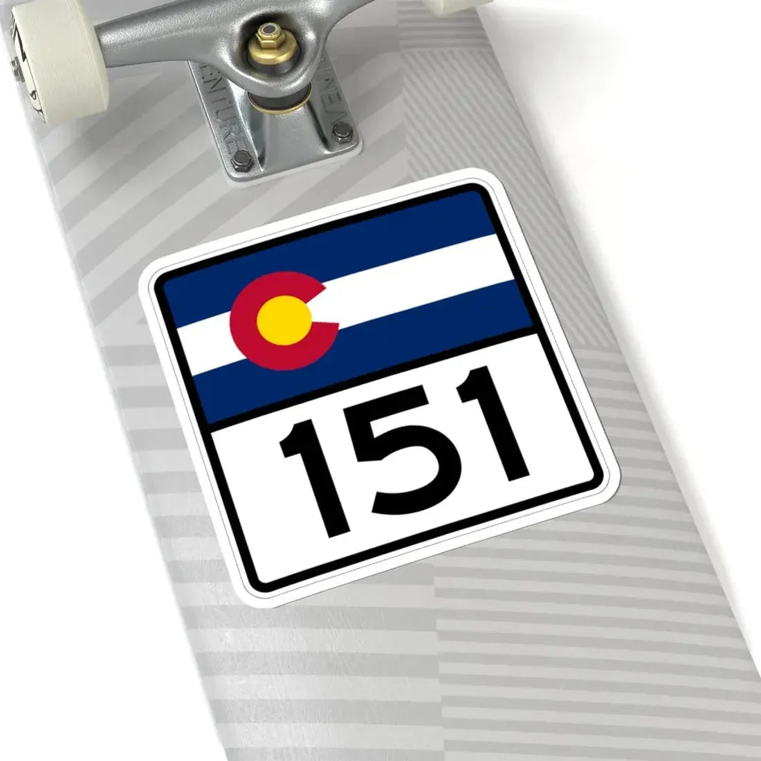 Colorado 151 (Colorado) (Road Sign) STICKER Vinyl Kiss-Cut Decal - The Sticker Space