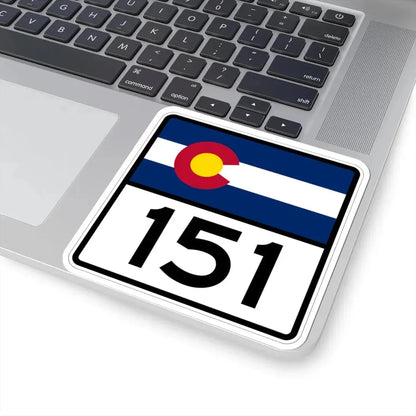 Colorado 151 (Colorado) (Road Sign) STICKER Vinyl Kiss-Cut Decal - The Sticker Space
