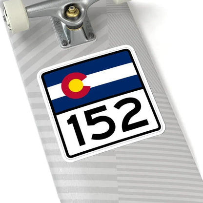 Colorado 152 (Colorado) (Road Sign) STICKER Vinyl Kiss-Cut Decal - The Sticker Space