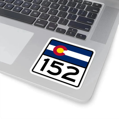 Colorado 152 (Colorado) (Road Sign) STICKER Vinyl Kiss-Cut Decal - The Sticker Space