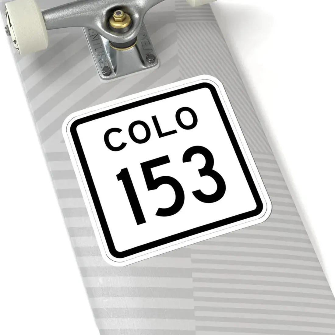Colorado 153 1952 (Colorado) (Road Sign) STICKER Vinyl Kiss-Cut Decal - The Sticker Space
