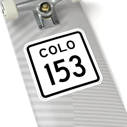 Colorado 153 1952 (Colorado) (Road Sign) STICKER Vinyl Kiss-Cut Decal - The Sticker Space