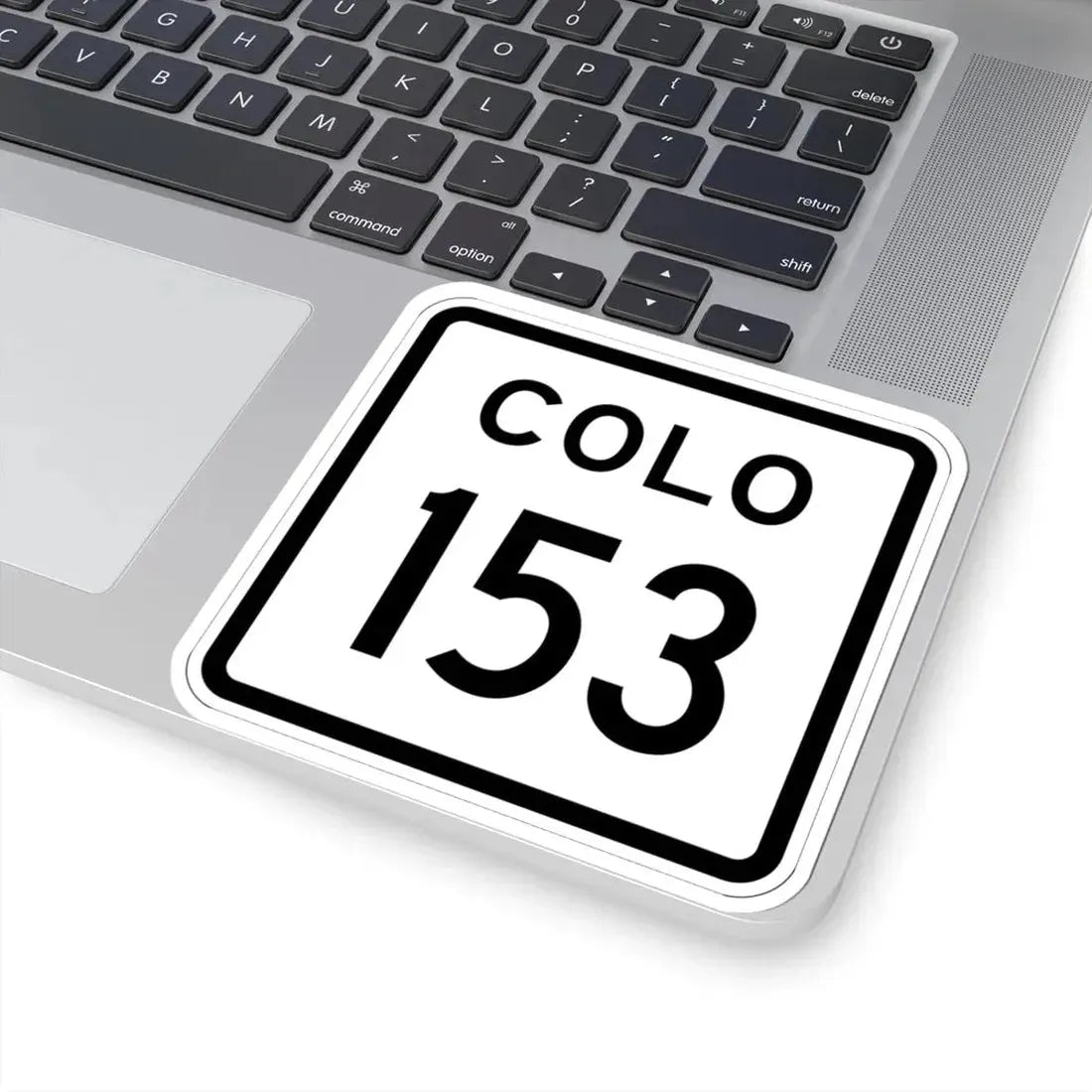 Colorado 153 1952 (Colorado) (Road Sign) STICKER Vinyl Kiss-Cut Decal - The Sticker Space