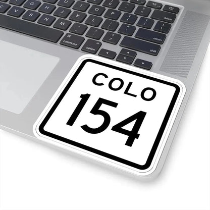 Colorado 154 1952 (Colorado) (Road Sign) STICKER Vinyl Kiss-Cut Decal - The Sticker Space