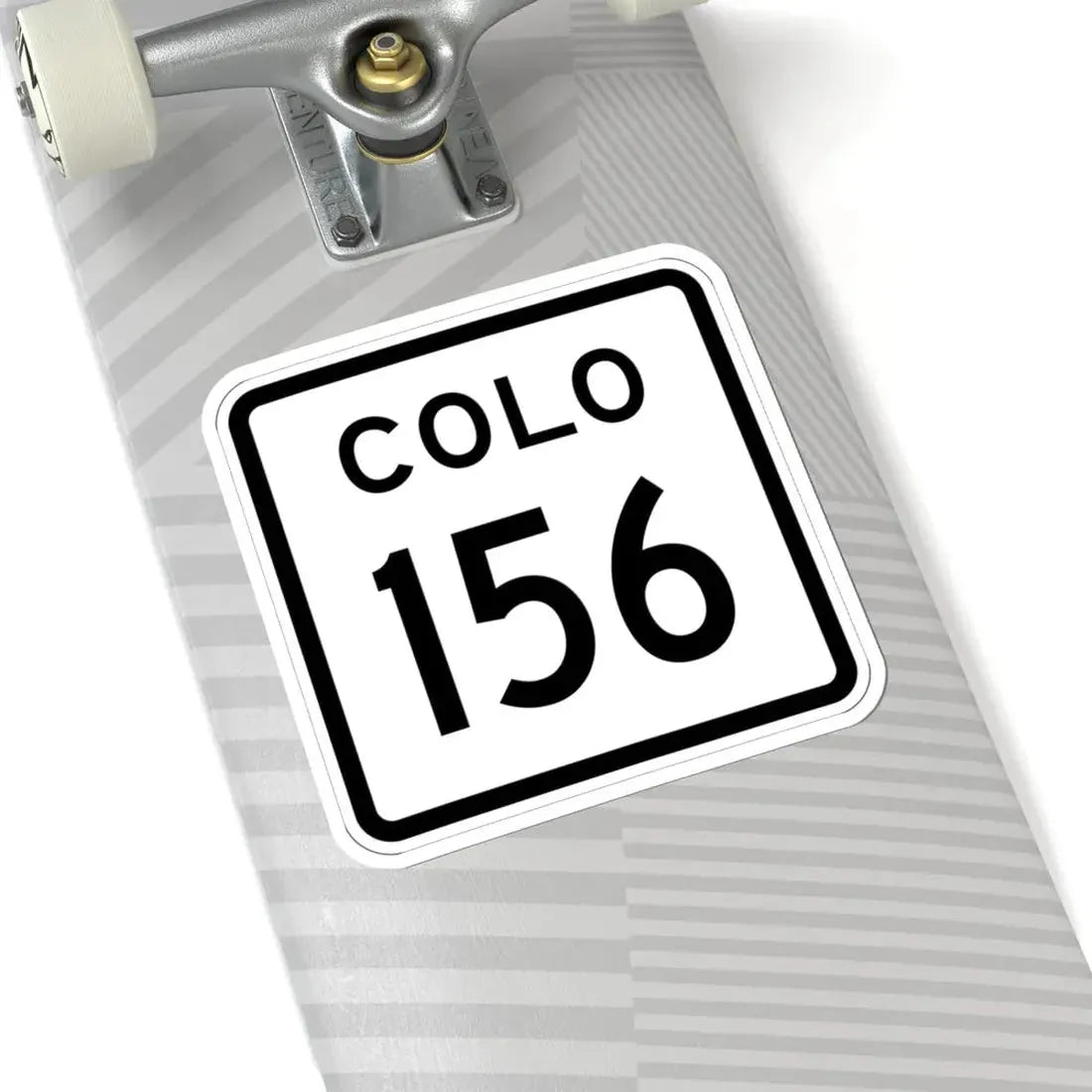 Colorado 156 1952 (Colorado) (Road Sign) STICKER Vinyl Kiss-Cut Decal - The Sticker Space