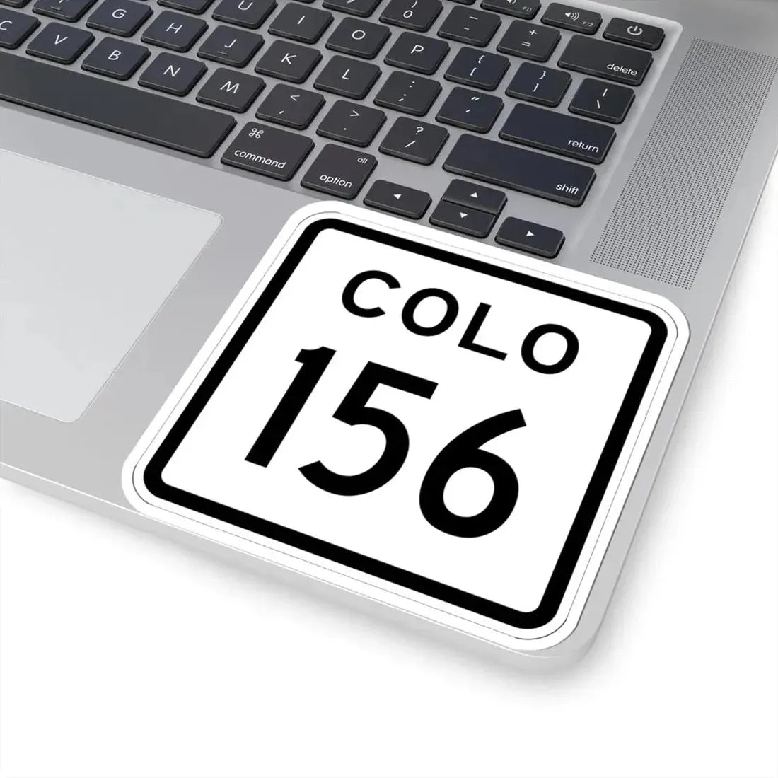 Colorado 156 1952 (Colorado) (Road Sign) STICKER Vinyl Kiss-Cut Decal - The Sticker Space