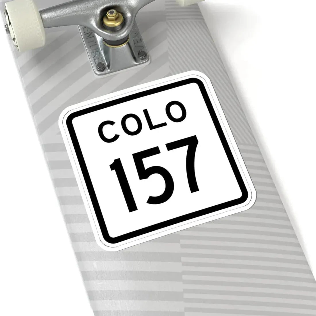 Colorado 157 1952 (Colorado) (Road Sign) STICKER Vinyl Kiss-Cut Decal - The Sticker Space