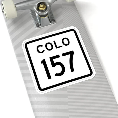 Colorado 157 1952 (Colorado) (Road Sign) STICKER Vinyl Kiss-Cut Decal - The Sticker Space
