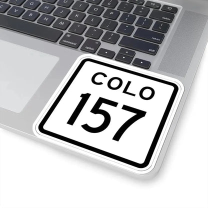 Colorado 157 1952 (Colorado) (Road Sign) STICKER Vinyl Kiss-Cut Decal - The Sticker Space