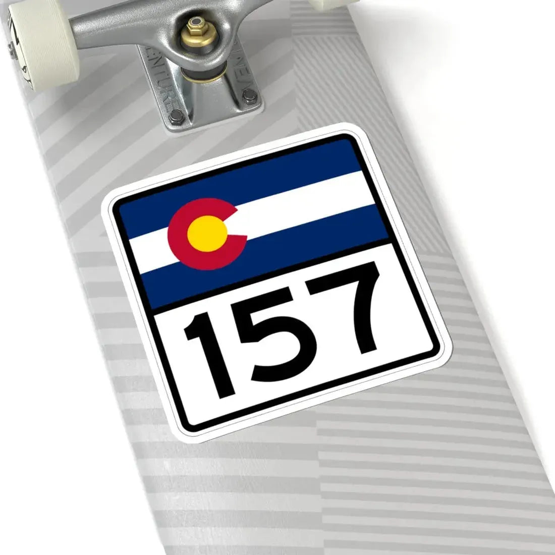 Colorado 157 (Colorado) (Road Sign) STICKER Vinyl Kiss-Cut Decal - The Sticker Space