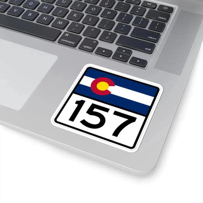 Colorado 157 (Colorado) (Road Sign) STICKER Vinyl Kiss-Cut Decal - The Sticker Space