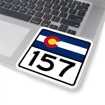 Colorado 157 (Colorado) (Road Sign) STICKER Vinyl Kiss-Cut Decal - The Sticker Space