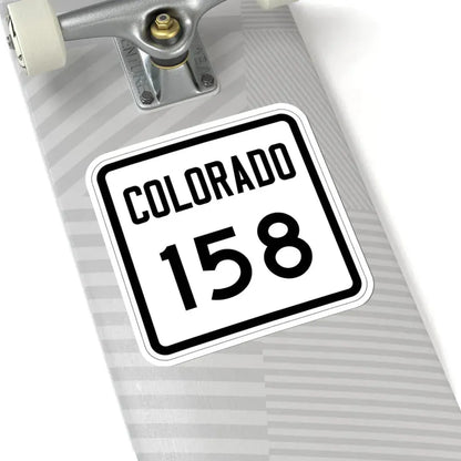 Colorado 158 1946 (Colorado) (Road Sign) STICKER Vinyl Kiss-Cut Decal - The Sticker Space
