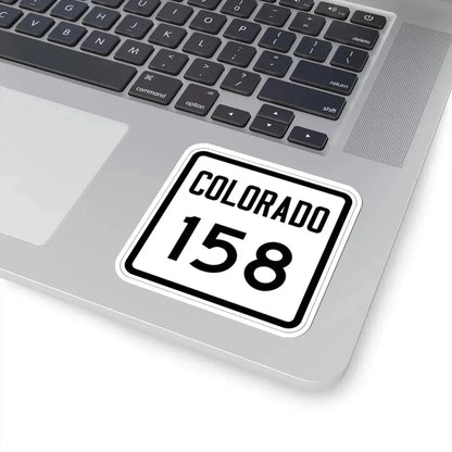 Colorado 158 1946 (Colorado) (Road Sign) STICKER Vinyl Kiss-Cut Decal - The Sticker Space