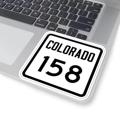Colorado 158 1946 (Colorado) (Road Sign) STICKER Vinyl Kiss-Cut Decal - The Sticker Space