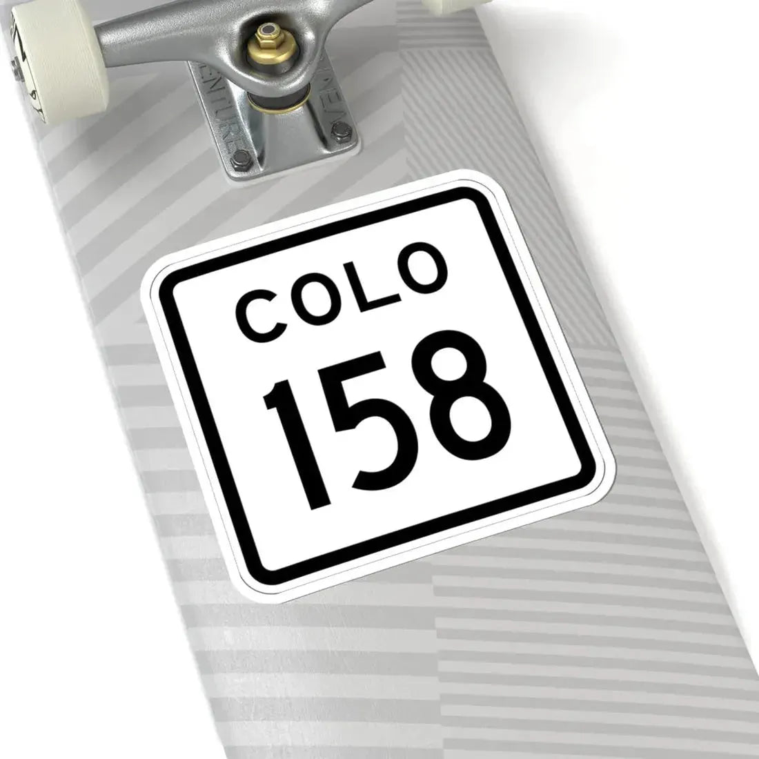 Colorado 158 1952 (Colorado) (Road Sign) STICKER Vinyl Kiss-Cut Decal - The Sticker Space