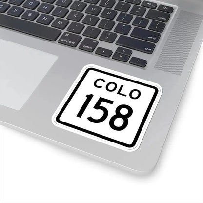 Colorado 158 1952 (Colorado) (Road Sign) STICKER Vinyl Kiss-Cut Decal - The Sticker Space
