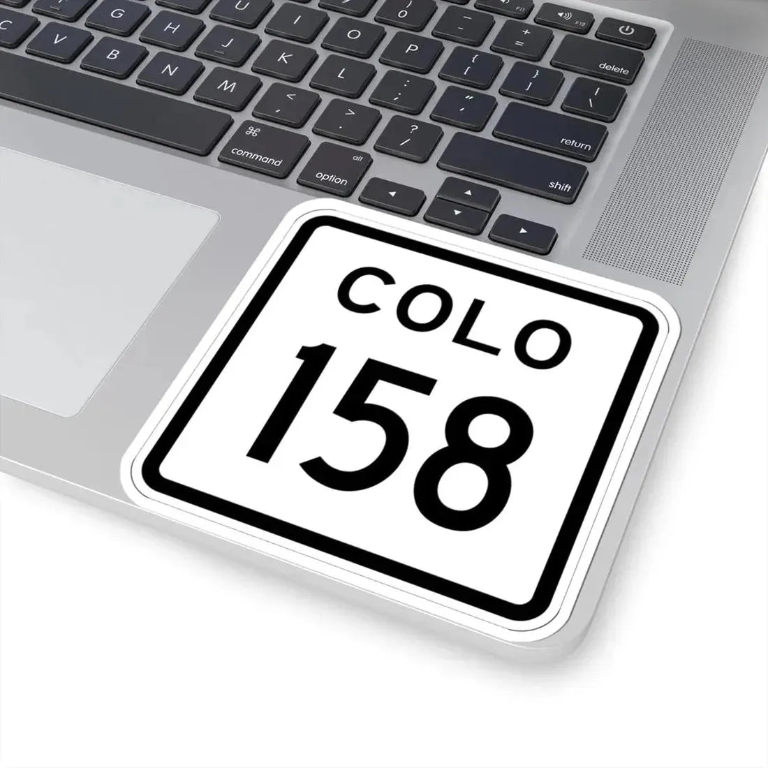 Colorado 158 1952 (Colorado) (Road Sign) STICKER Vinyl Kiss-Cut Decal - The Sticker Space
